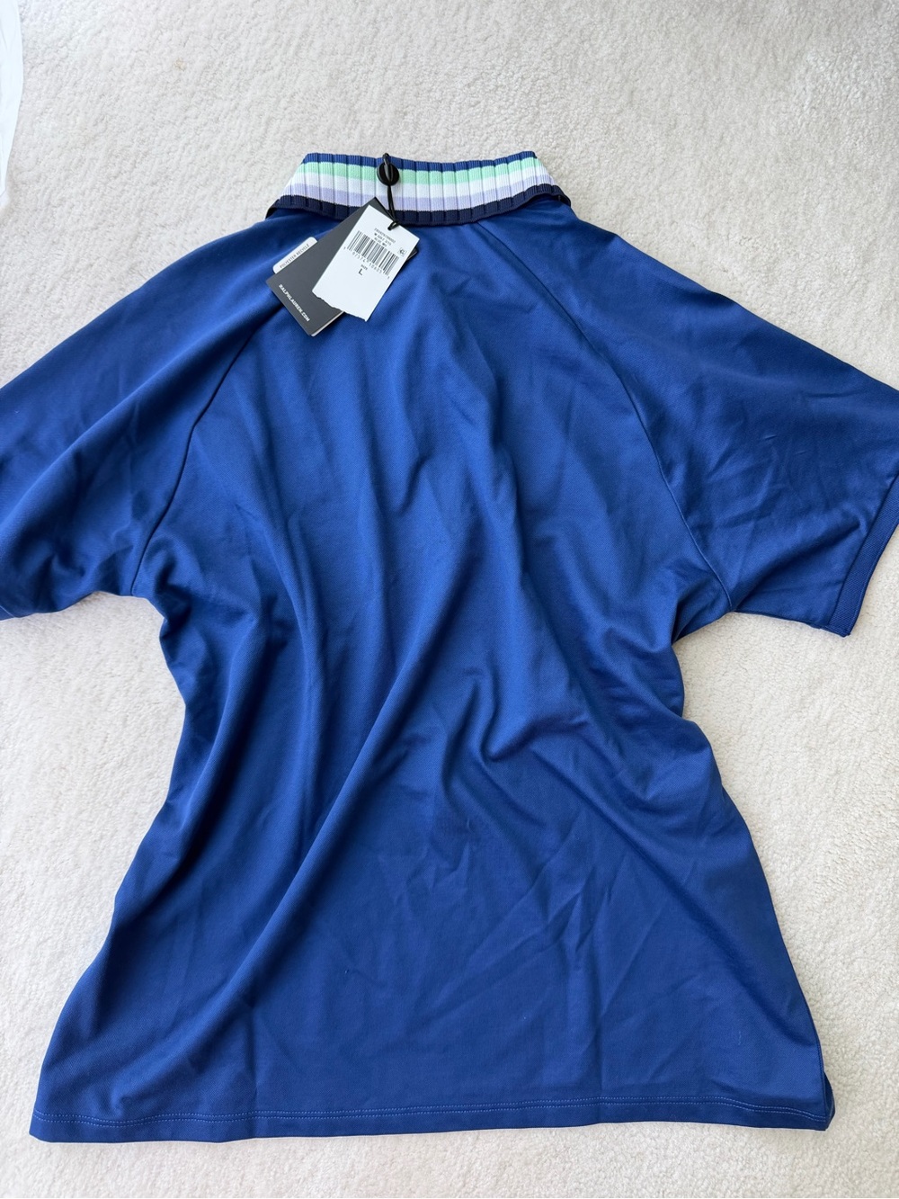 BNWT Polo by Ralph Lauren RLX Blue Short-Sleeve Golf Polo - Picture 4 of 4